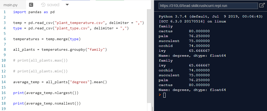 Getting ready to use pandas to aggregate data