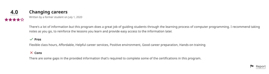 A freeCodeCamp review about using the service to change careers